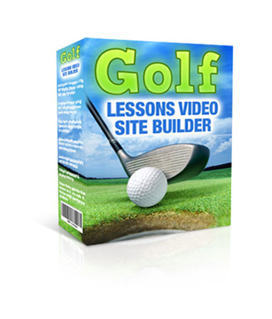 eCover representing Golf Lesson Video Site Builder  with Master Resell Rights