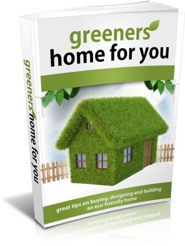 eCover representing Greener Homes For You eBooks & Reports with Master Resell Rights