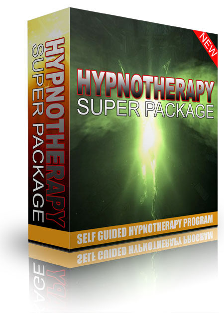 eCover representing Hypnotherapy Super Pack Audio & Music with Master Resell Rights