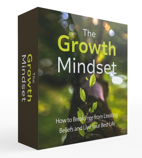 eCover representing The Growth Mindset Video Upgrade Videos, Tutorials & Courses with Master Resell Rights