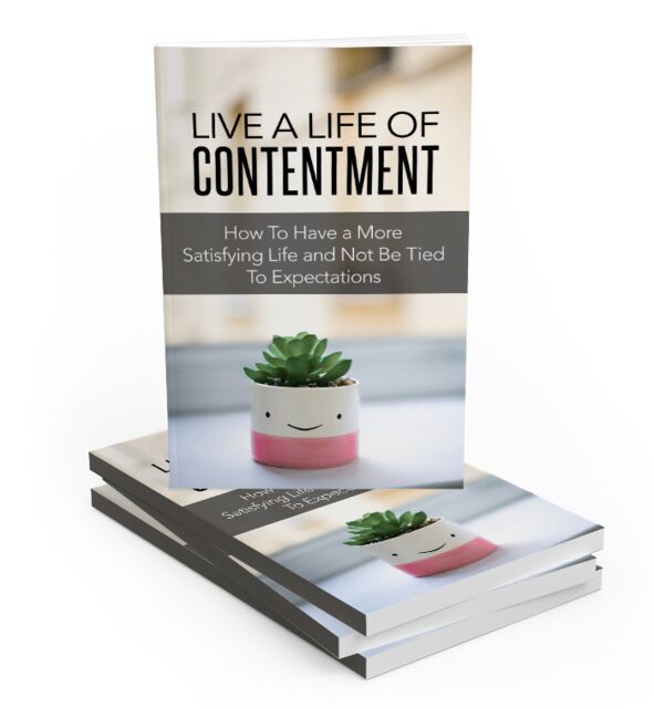 eCover representing Life Of Contentment  with Master Resell Rights