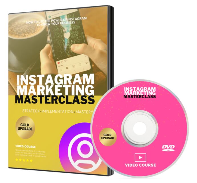 eCover representing Instagram Marketing Masterclass Video Upgrade  with 