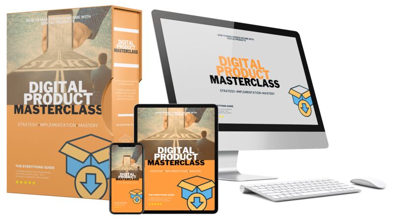 eCover representing Digital product masterclass  with 