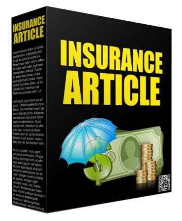 eCover representing Insurance Article Package 2017  with Private Label Rights