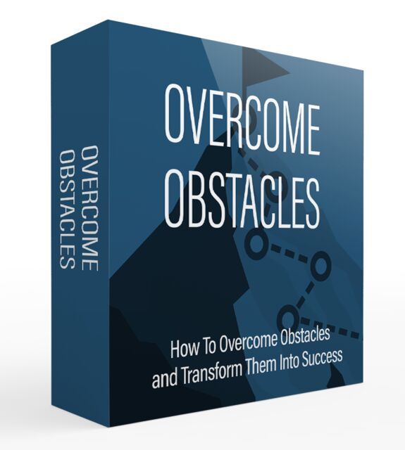 eCover representing Overcome Obstacles Video Upgrade eBooks & Reports/Videos, Tutorials & Courses with Master Resell Rights