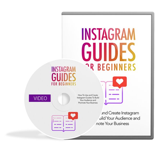 eCover representing Instagram Guides For Beginners Video Upgrade eBooks & Reports/Videos, Tutorials & Courses with Master Resell Rights