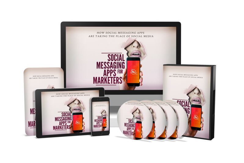 eCover representing Social Messaging Apps For Marketers Video Upgrade eBooks & Reports/Videos, Tutorials & Courses with Master Resell Rights