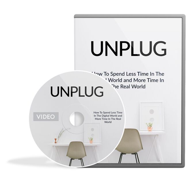 eCover representing Unplug Video Upgrade Videos, Tutorials & Courses with Master Resell Rights