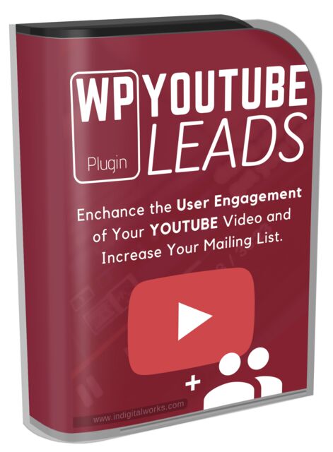 eCover representing WP Youtube Leads Plugin  with Resell Rights