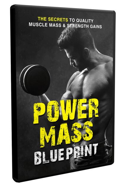 eCover representing Power Mass Blueprint Video Upgrade Videos, Tutorials & Courses with Master Resell Rights