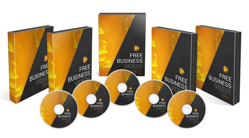 eCover representing Free Business Videos PRO Videos, Tutorials & Courses with Master Resell Rights