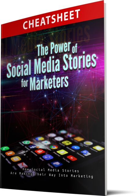 eCover representing The Power of Social Media Stories for Marketers eBooks & Reports with Master Resell Rights