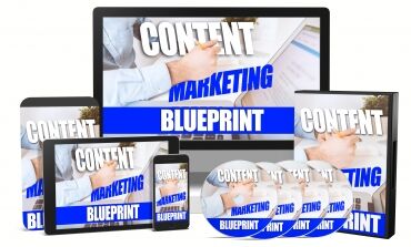 eCover representing Content Marketing Blueprint Video Upgrade eBooks & Reports/Videos, Tutorials & Courses with Master Resell Rights