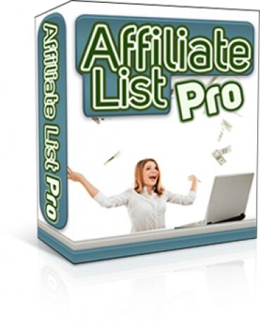 eCover representing Affiliate List Pro Software & Scripts with Master Resell Rights