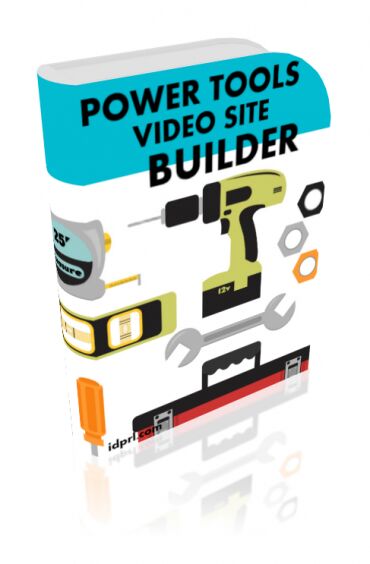 eCover representing Power Tools Video Site Builder  with Master Resell Rights