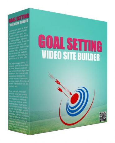 eCover representing Goal Setting Video Site Builder Software  with Master Resell Rights