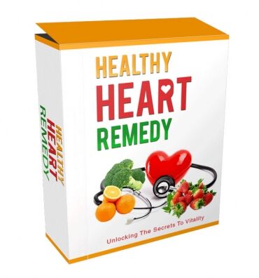 eCover representing Healthy Heart Remedy Pro eBooks & Reports/Videos, Tutorials & Courses with Master Resell Rights