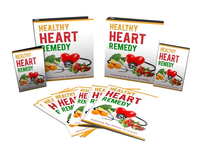 eCover representing Healthy Heart Remedy eBooks & Reports with Master Resell Rights