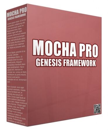 eCover representing Mocha Pro Genesis Framework WordPress Theme  with Personal Use Rights