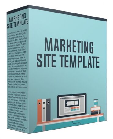 eCover representing Marketing Site Template February 2017 Edition  with Private Label Rights