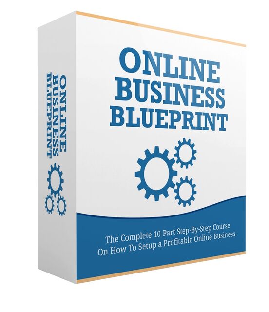 eCover representing Online Business Blueprint Pack eBooks & Reports with Master Resell Rights