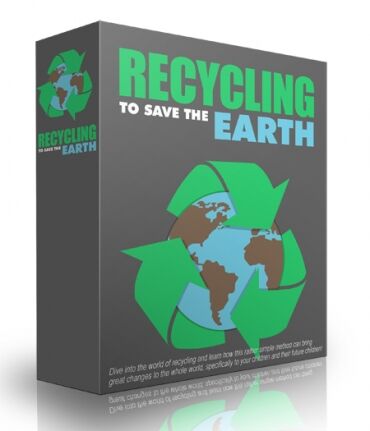 eCover representing Recycling to Save the Earth eBooks & Reports with Master Resell Rights