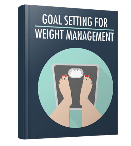 eCover representing Goal Setting For Weight Management eBooks & Reports with Master Resell Rights