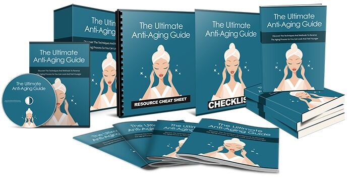 eCover representing Ultimate Anti-Aging Guide eBooks & Reports with Master Resell Rights