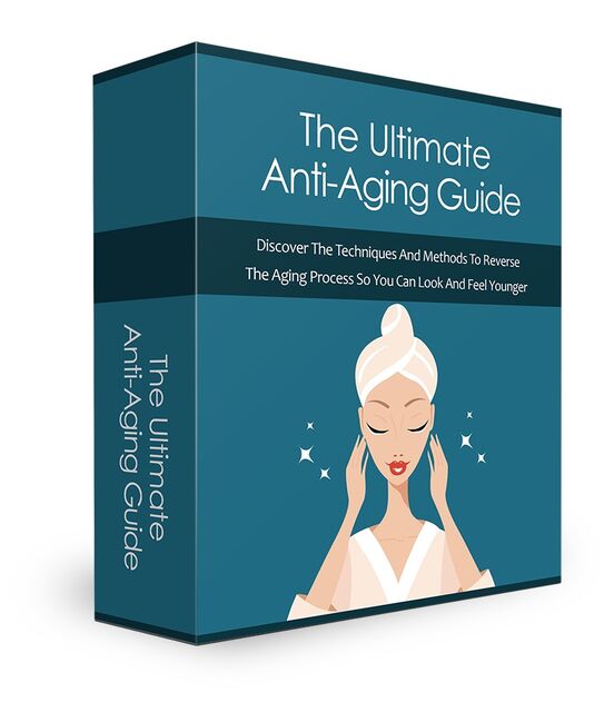 eCover representing Ultimate Anti-Aging Guide eBooks & Reports with Master Resell Rights