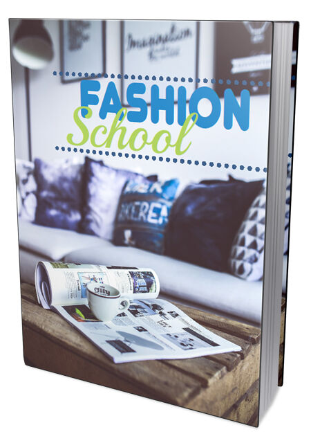 eCover representing Fashion School eBooks & Reports with Private Label Rights