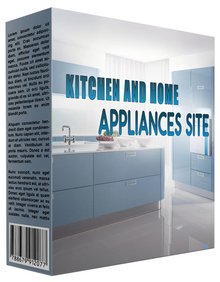 eCover representing Kitchen and Home Appliance Review Website  with Private Label Rights