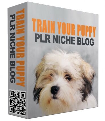 eCover representing Train Your Puppy PLR Niche Blog Videos, Tutorials & Courses with Private Label Rights